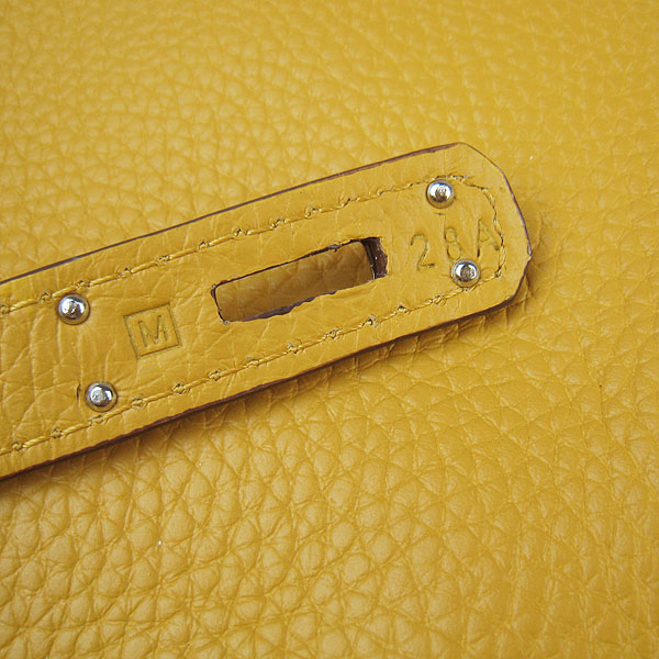 Replica Hermes Jypsiere 34 Togo Leather Messenger Bag Yellow H2804 - 1:1 Copy